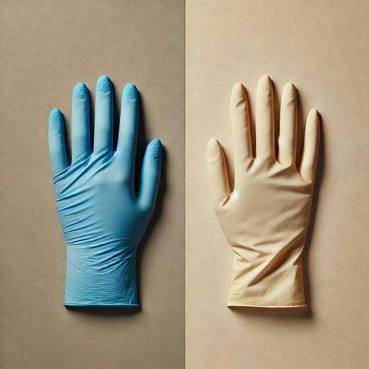 vynil vs nitrile vs latex disposable gloves