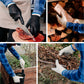 Raxwell White Poly-Cotton Gloves - Premium Knit Work Gloves - 12 pairs